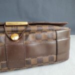 LV Bastille Messenger Damier Ebene Coated Canvas with Leather And Gold Hardware #GLOEC-2 - Image 10