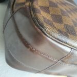 LV Bastille Messenger Damier Ebene Coated Canvas with Leather And Gold Hardware #GLOEC-2 - Image 14