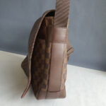 LV Bastille Messenger Damier Ebene Coated Canvas with Leather And Gold Hardware #GLOEC-2 - Image 7