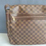 LV Bastille Messenger Damier Ebene Coated Canvas with Leather And Gold Hardware #GLOEC-2 - Image 5
