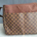 LV Bastille Messenger Damier Ebene Coated Canvas with Leather And Gold Hardware #GLOEC-2 - Image 19