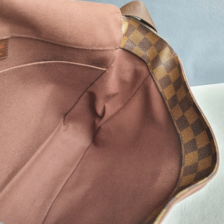 LV Bastille Messenger Damier Ebene Coated Canvas with Leather And Gold  Hardware #GLOEC-2 – Luxuy Vintage