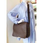 LV Bastille Messenger Damier Ebene Coated Canvas with Leather And Gold Hardware #GLOEC-2 - Image 33