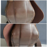 LV Bastille Messenger Damier Ebene Coated Canvas with Leather And Gold Hardware #GLOEC-2 - Image 15