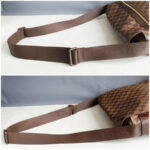 LV Bastille Messenger Damier Ebene Coated Canvas with Leather And Gold Hardware #GLOEC-2 - Image 16