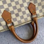 LV Speedy 30cm Damier Azur Coated Canvas with Gold Hardware #OETC-1 - Image 22