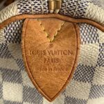 LV Speedy 30cm Damier Azur Coated Canvas with Gold Hardware #OETC-1 - Image 18