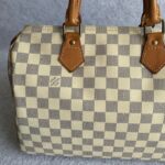 LV Speedy 30cm Damier Azur Coated Canvas with Gold Hardware #OETC-1 - Image 3