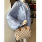 LV Speedy 30cm Damier Azur Coated Canvas with Gold Hardware #OETC-1 - Image 37