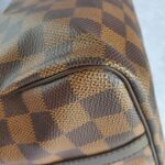 LV Speedy Bandouliere 25CM N41368 Damier Ebene Coated Canvas with Leather And Gold Hardware #TOUT-3 - Image 14