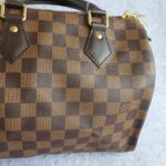 LV Speedy Bandouliere 25CM N41368 Damier Ebene Coated Canvas with Leather And Gold Hardware #TOUT-3 - Image 6