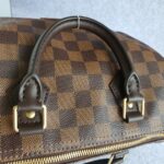 LV Speedy Bandouliere 25CM N41368 Damier Ebene Coated Canvas with Leather And Gold Hardware #TOUT-3 - Image 19