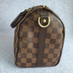 LV Speedy Bandouliere 25CM N41368 Damier Ebene Coated Canvas with Leather And Gold Hardware #TOUT-3 - Image 8