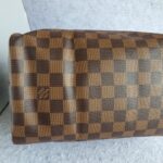 LV Speedy Bandouliere 25CM N41368 Damier Ebene Coated Canvas with Leather And Gold Hardware #TOUT-3 - Image 9