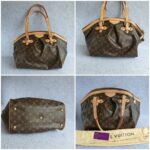 LV Tivoli GM Brown Monogram Canvas With Leather And Gold Hardware Bag #SOTR-1 - Image 2