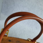 MCM Vintage Boston Bag Brown Visetos Coated Canvas With Leather And Gold Hardware #OLLO-1 - Image 24