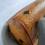 MCM Vintage Boston Bag Brown Visetos Coated Canvas With Leather And Gold Hardware #OLLO-1 - Image 15