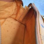 MCM Vintage Boston Bag Brown Visetos Coated Canvas With Leather And Gold Hardware #OLLO-1 - Image 33