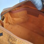 MCM Vintage Boston Bag Brown Visetos Coated Canvas With Leather And Gold Hardware #OLLO-1 - Image 35