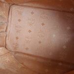 MCM Vintage Boston Bag Brown Visetos Coated Canvas With Leather And Gold Hardware #OLLO-1 - Image 39