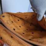 MCM Vintage Boston Bag Brown Visetos Coated Canvas With Leather And Gold Hardware #OLLO-1 - Image 27