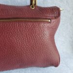 Mulberry 2way bag Maroon Leather with Gold Hardware #OLLR-2 - Image 6
