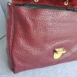 Mulberry 2way bag Maroon Leather with Gold Hardware #OLLR-2 - Image 22