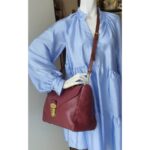 Mulberry 2way bag Maroon Leather with Gold Hardware #OLLR-2 - Image 33