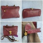 Mulberry 2way bag Maroon Leather with Gold Hardware #OLLR-2 - Image 2