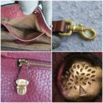 Mulberry 2way bag Maroon Leather with Gold Hardware #OLLR-2 - Image 26