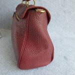 Mulberry 2way bag Maroon Leather with Gold Hardware #OLLR-2 - Image 7