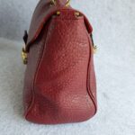 Mulberry 2way bag Maroon Leather with Gold Hardware #OLLR-2 - Image 8
