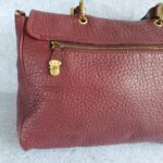 Mulberry 2way bag Maroon Leather with Gold Hardware #OLLR-2 - Image 5