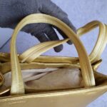 Prada Tote Gold Lambskin with Gold Hardware #GLTRK-2 - Image 16