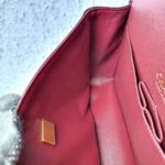 Chanel Medium Double Flap Black Grained Calfskin with Gold Hardware #OLKT-1 - Image 28