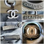 Chanel Paris Biarittz Grey/Beige Coated Canvas with Leather and Silver Hardware #GLOLS-1 - Image 26