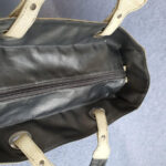 Chanel Paris Biarittz Grey/Beige Coated Canvas with Leather and Silver Hardware #GLOLS-1 - Image 10