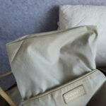 Chanel Paris Biarittz Grey/Beige Coated Canvas with Leather and Silver Hardware #GLOLS-1 - Image 27