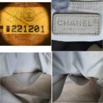 Chanel Paris Biarittz Grey/Beige Coated Canvas with Leather and Silver Hardware #GLOLS-1 - Image 25