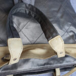 Chanel Paris Biarittz Grey/Beige Coated Canvas with Leather and Silver Hardware #GLOLS-1 - Image 19