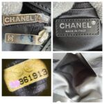 Chanel Shoulder Bag Black Lambskin With Silver Hardware #SYSS-1 - Image 22