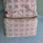 Chanel Traveline Travel Bag Pink Canvas with Leather and Silver Hardware #OLRK-1 - Image 11