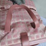 Chanel Traveline Travel Bag Pink Canvas with Leather and Silver Hardware #OLRK-1 - Image 19
