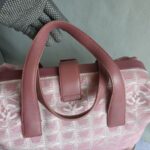 Chanel Traveline Travel Bag Pink Canvas with Leather and Silver Hardware #OLRK-1 - Image 23