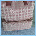 Chanel Traveline Travel Bag Pink Canvas with Leather and Silver Hardware #OLRK-1 - Image 6