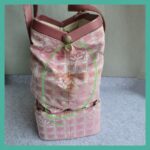 Chanel Traveline Travel Bag Pink Canvas with Leather and Silver Hardware #OLRK-1 - Image 7