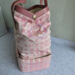 Chanel Traveline Travel Bag Pink Canvas with Leather and Silver Hardware #OLRK-1 - Image 10