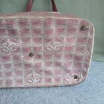Chanel Traveline Travel Bag Pink Canvas with Leather and Silver Hardware #OLRK-1 - Image 14