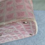Chanel Traveline Travel Bag Pink Canvas with Leather and Silver Hardware #OLRK-1 - Image 15