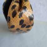 Dior Vintage Small Tote Brown/Black Leopard Print Snake Skin with Silver Hardware #GLOLU-4 - Image 13